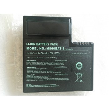 Replacement Clevo 6-87-M860S-4P4 M860TU M860BAT-8 65.12Wh Battery