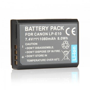 Replacement Canon LP-E10 EOS 1100D 1200D 1300D Camera Li-Ion Battery