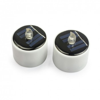 New Type solar lights solar candle lights Flameless Electronic Solar LED Night Light Solar Energy Candle