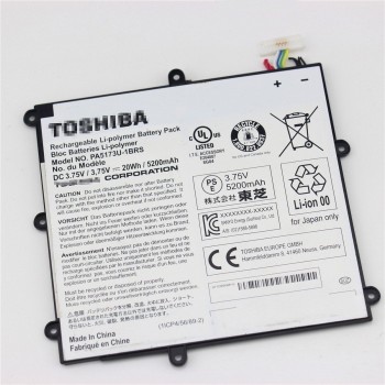 3.75V 20Wh Replacement Toshiba  PA5173U-1BRS 1ICP4/56/89/2 Tablet Battery 