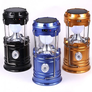 The new style multi-functional portable solar tent light Solar Panel Outdoor Light LED Camping Lights