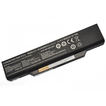 Replacement Clevo W130HUBAT-6 6-87-W130S-4D72 W255CEW 62.16Wh Battery 