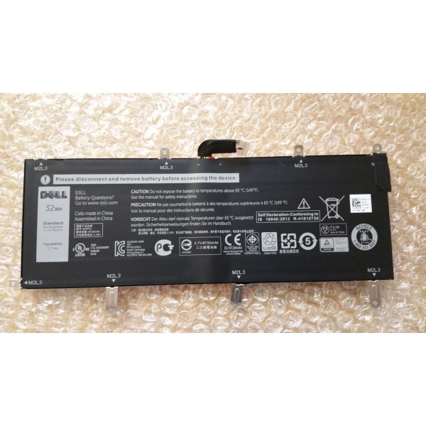 Dell 8WP5J 3.7V 32Wh Replacement Laptop Battery for Venue 10 Pro 5000
