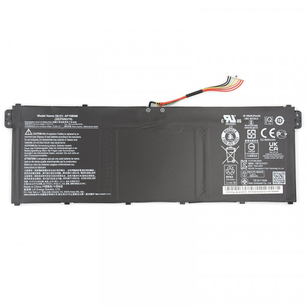 BLESYS AP19B8M Batteria Per Laptop Acer - 11.61V 4821mAh 55.97Wh, 3 Celle, Nero