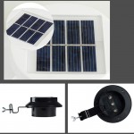 Solar Power Motion Sensor Corridor lamp wall lamp Garden Lamp 3 LED Outdoor Light