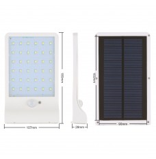Waterproof Super Bright 36 LED 450LM Solar Lamp 3 Modes Security Wall Light PIR Motion Sensor Outdoor Night Light for Outdoor Wall Yard